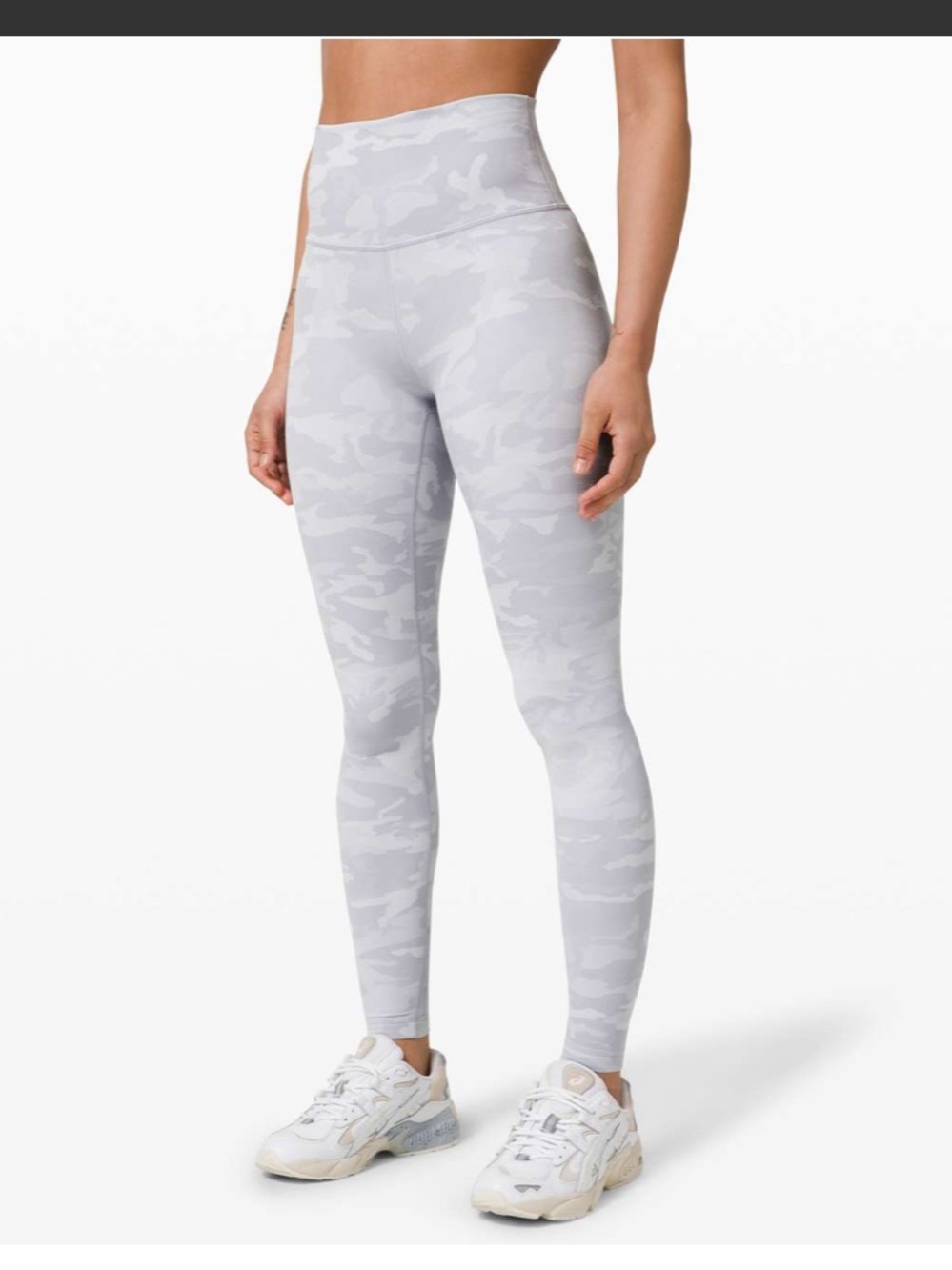 lululemon Wunder Under High-Rise Tight 28" in Alpine White Starlight Camo